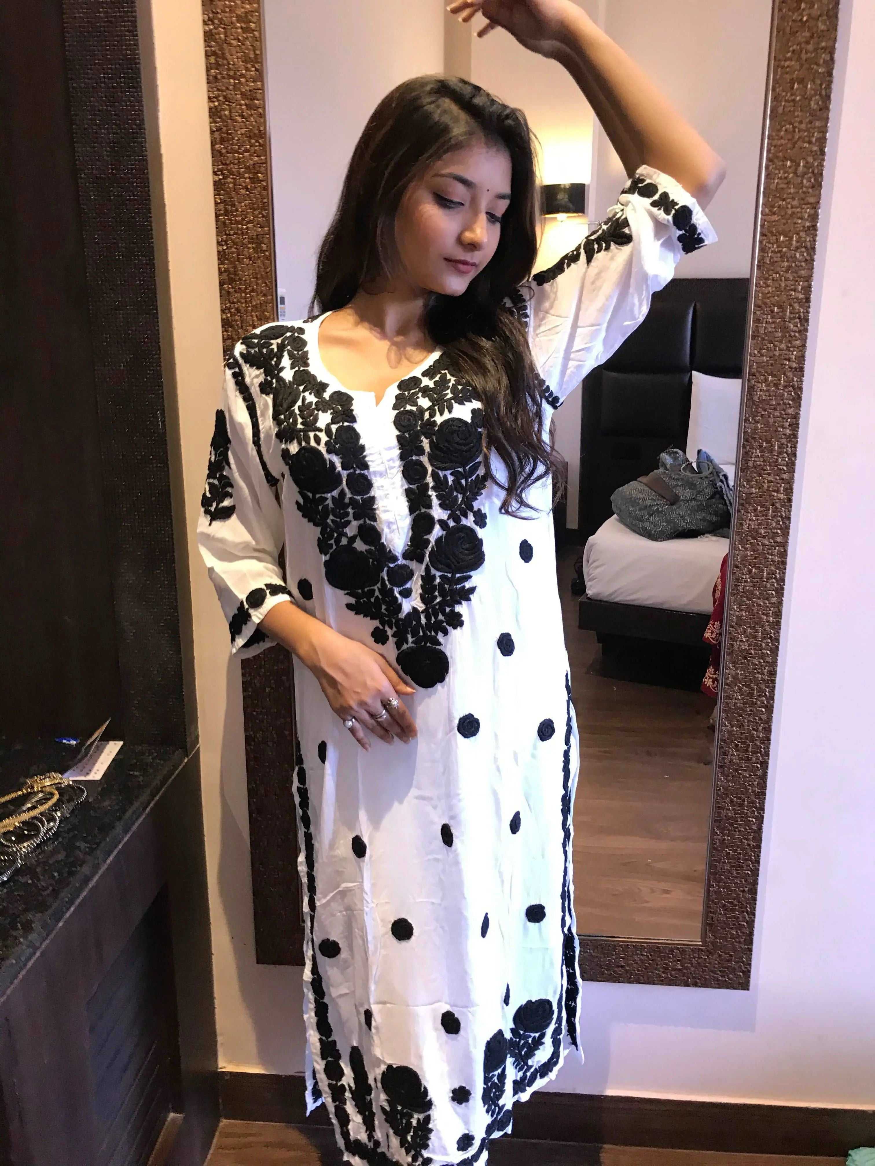 Modal white Kurti