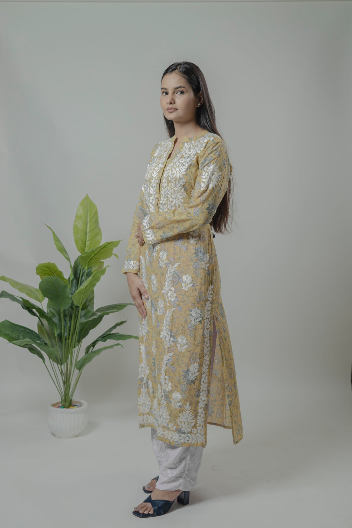 Mul mul cotton Long kurti