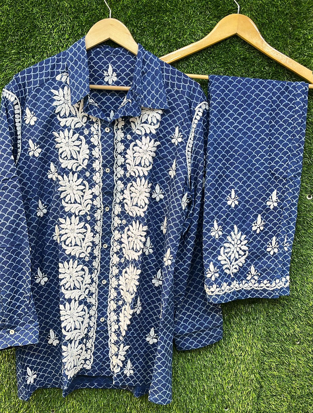 Mul Mul Cotton Printed Co-ord Set