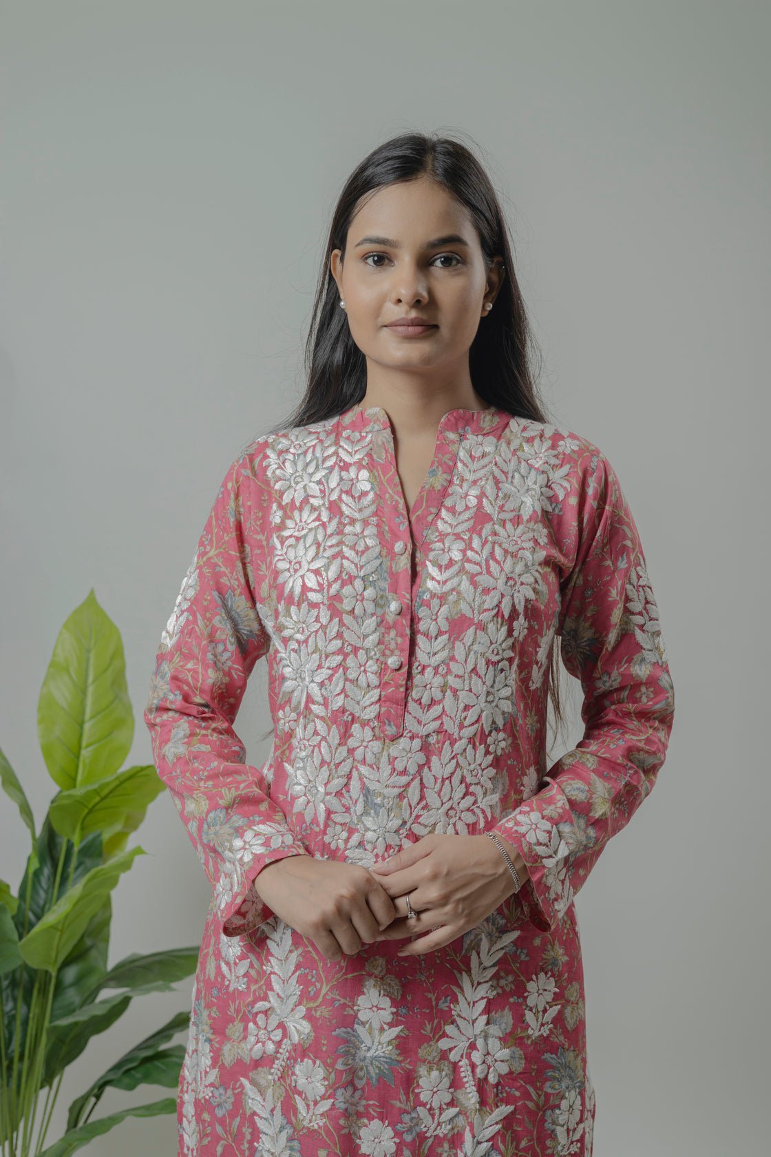 Muslin printed Long kurti