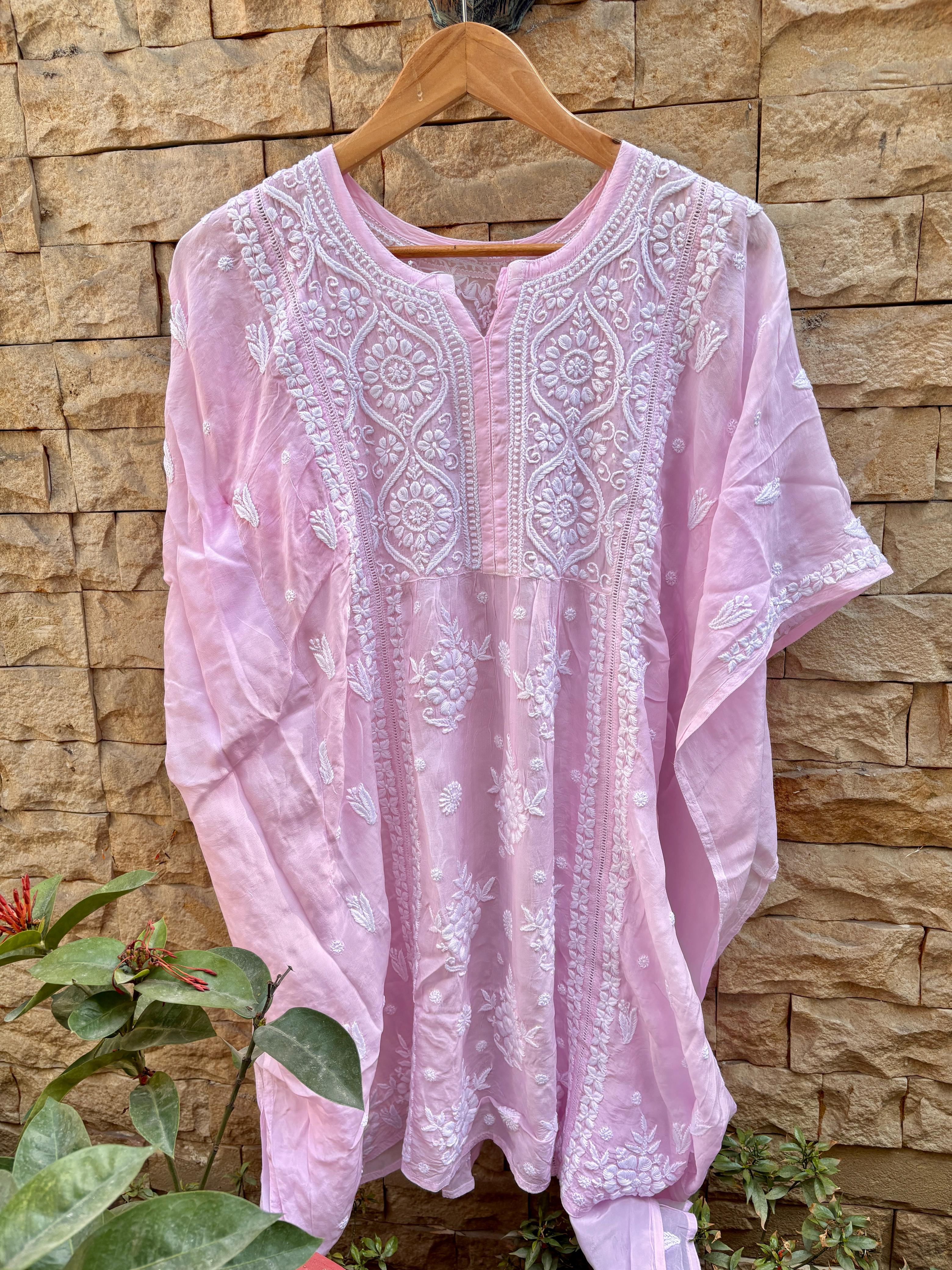 Muslin Silk Short Kaftan