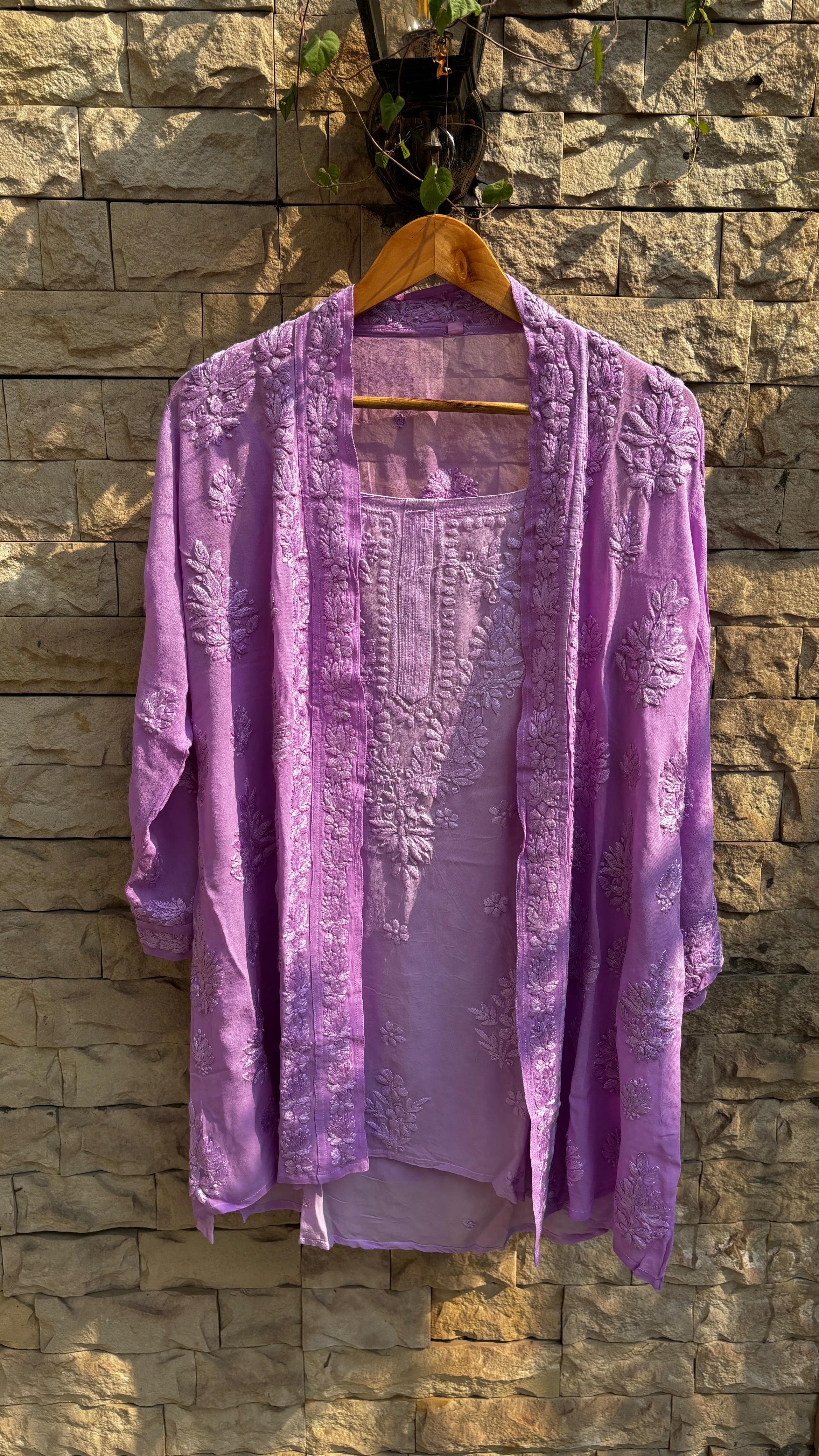 Noodle Strap Top and Shrug Set