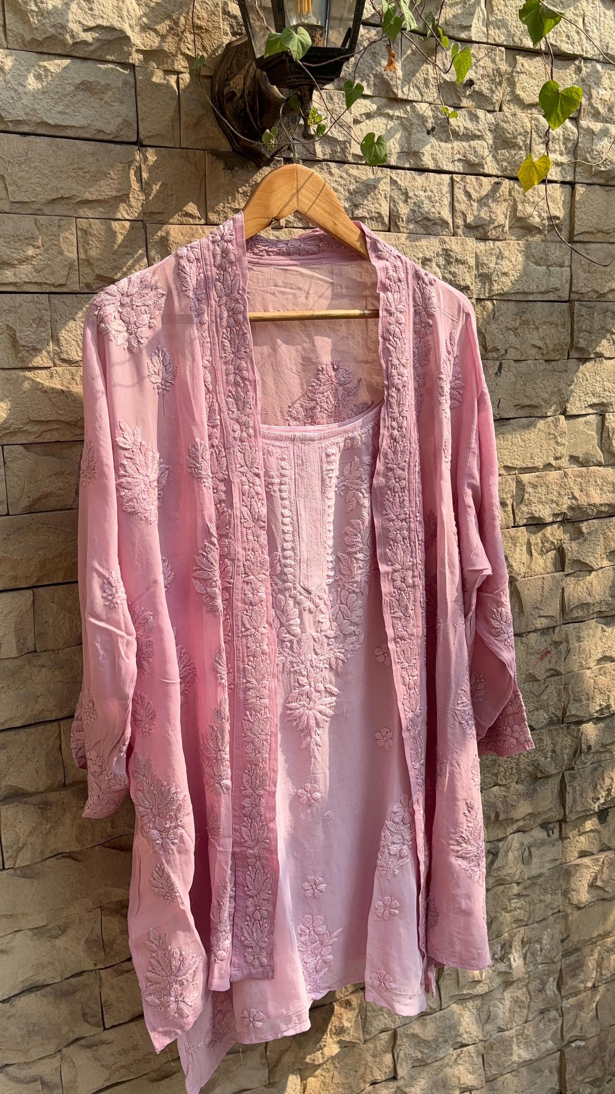 Noodle Strap Top and Shrug Set
